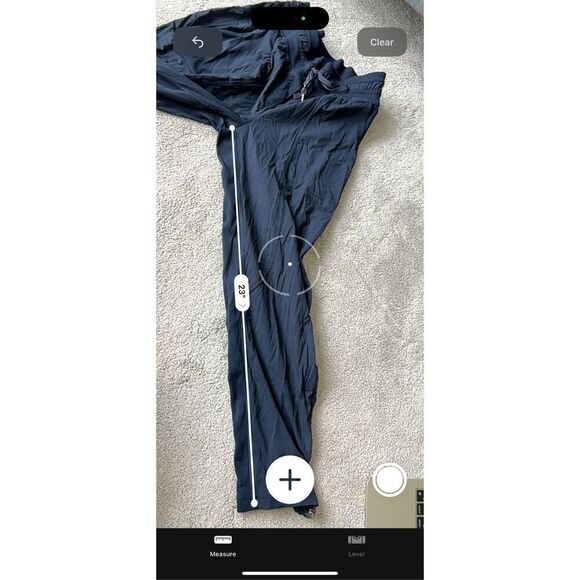 LULULEMON Dance Studio Mid-Rise Cropped Pant navy Sz 6, $100 A34 - Picture 9 of 9